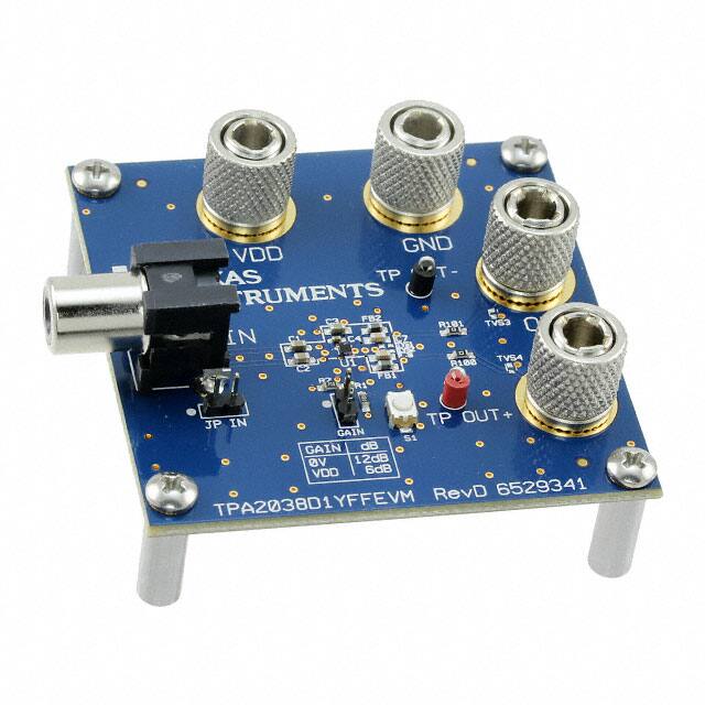 TPA2038D1YFFEVM Texas Instruments  Cartes d'évaluation - Amplificateurs audio